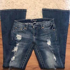 Amethyst flare leg jeans